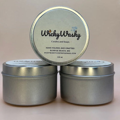 Q. 4 Ounce Candle Tin