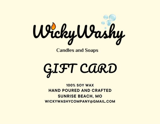 1. WickyWashy Candle & Soap Company Gift Card