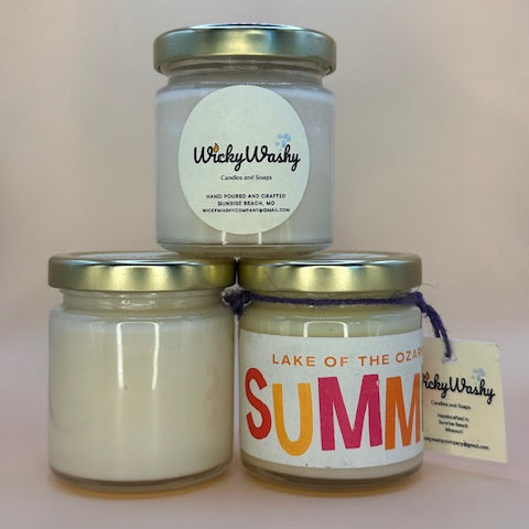 T. 4 Ounce Glass Jar Candles