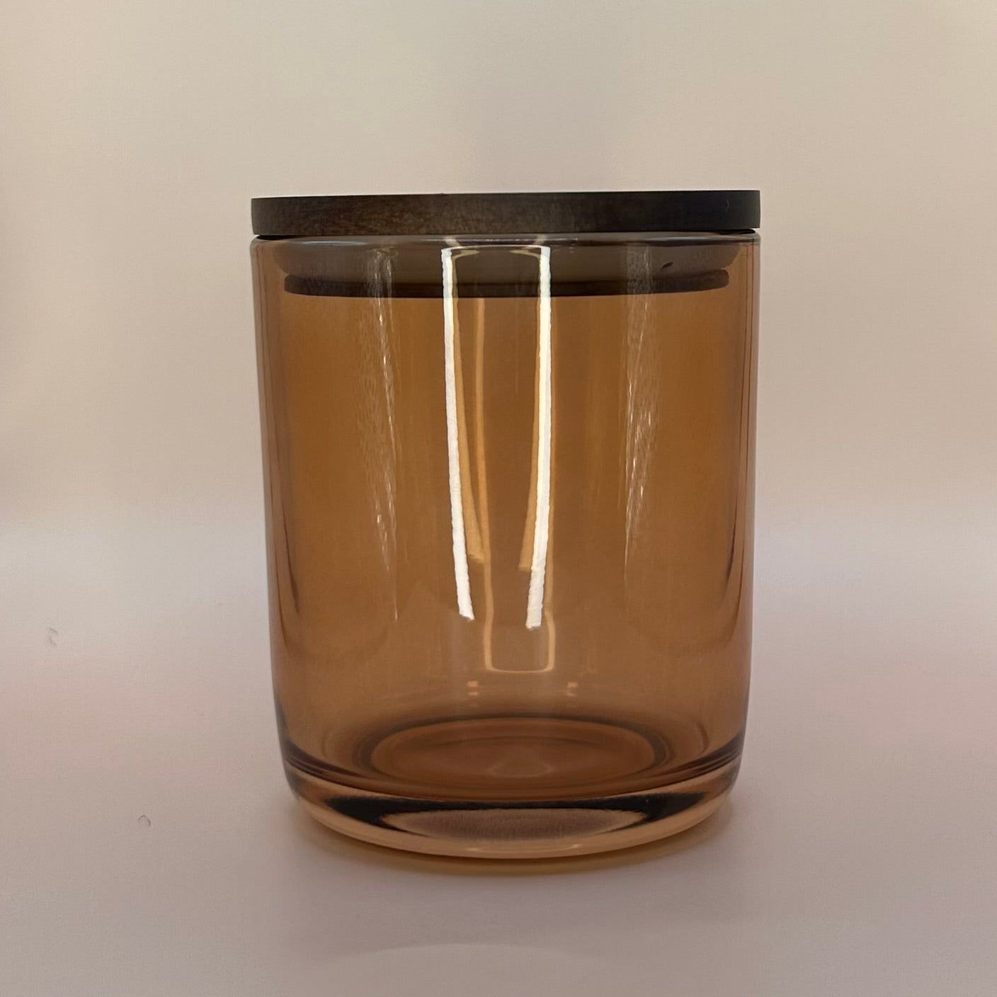 B. 8 Ounce Amber Glass Jar