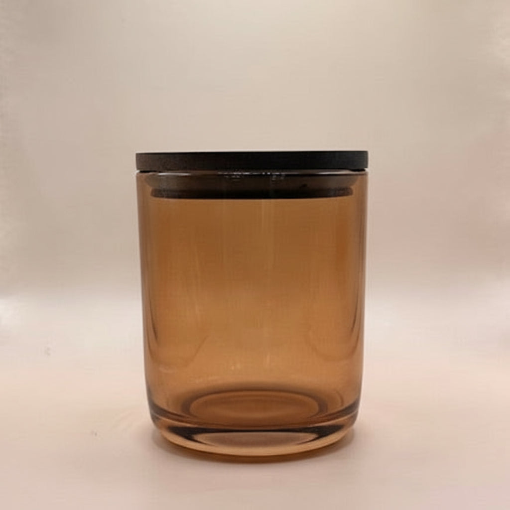 B. 8 Ounce Amber Glass Jar