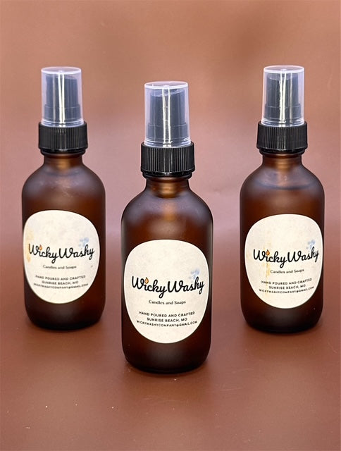 F. 2 Ounce Frosted Amber Linen/Room Spray