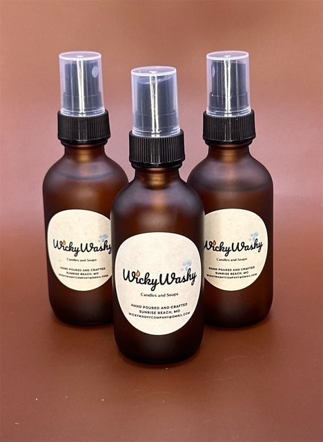 F. 2 Ounce Frosted Amber Linen/Room Spray